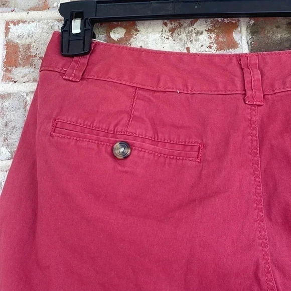 Dockers Red Flat Front Chino Bermuda Shorts - Picture 5 of 8